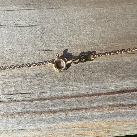 RARE Catbird Tiniest Love Choker Necklace 14K Gold - Picture 3 of 4